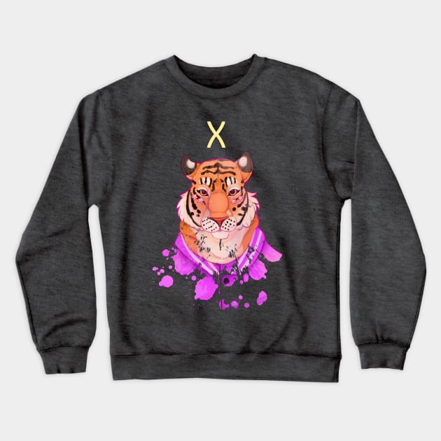 Tiger X Crewneck Sweatshirt by Vxolence